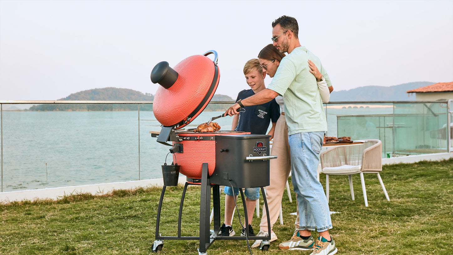 24INCH Kamado Pellet Smoker