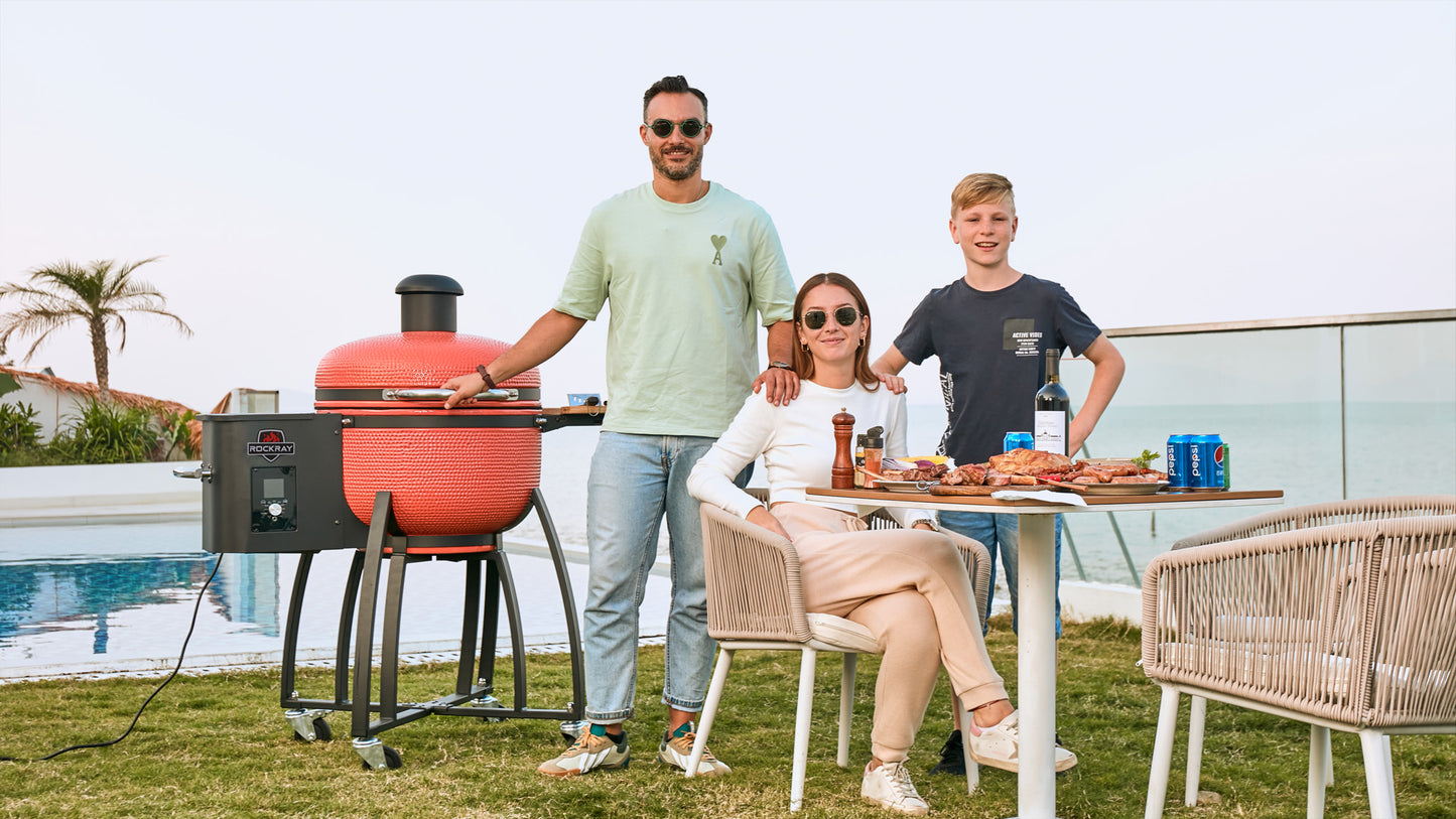 24INCH Kamado Pellet Smoker