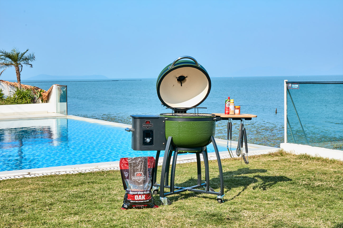 24INCH Kamado Pellet Smoker
