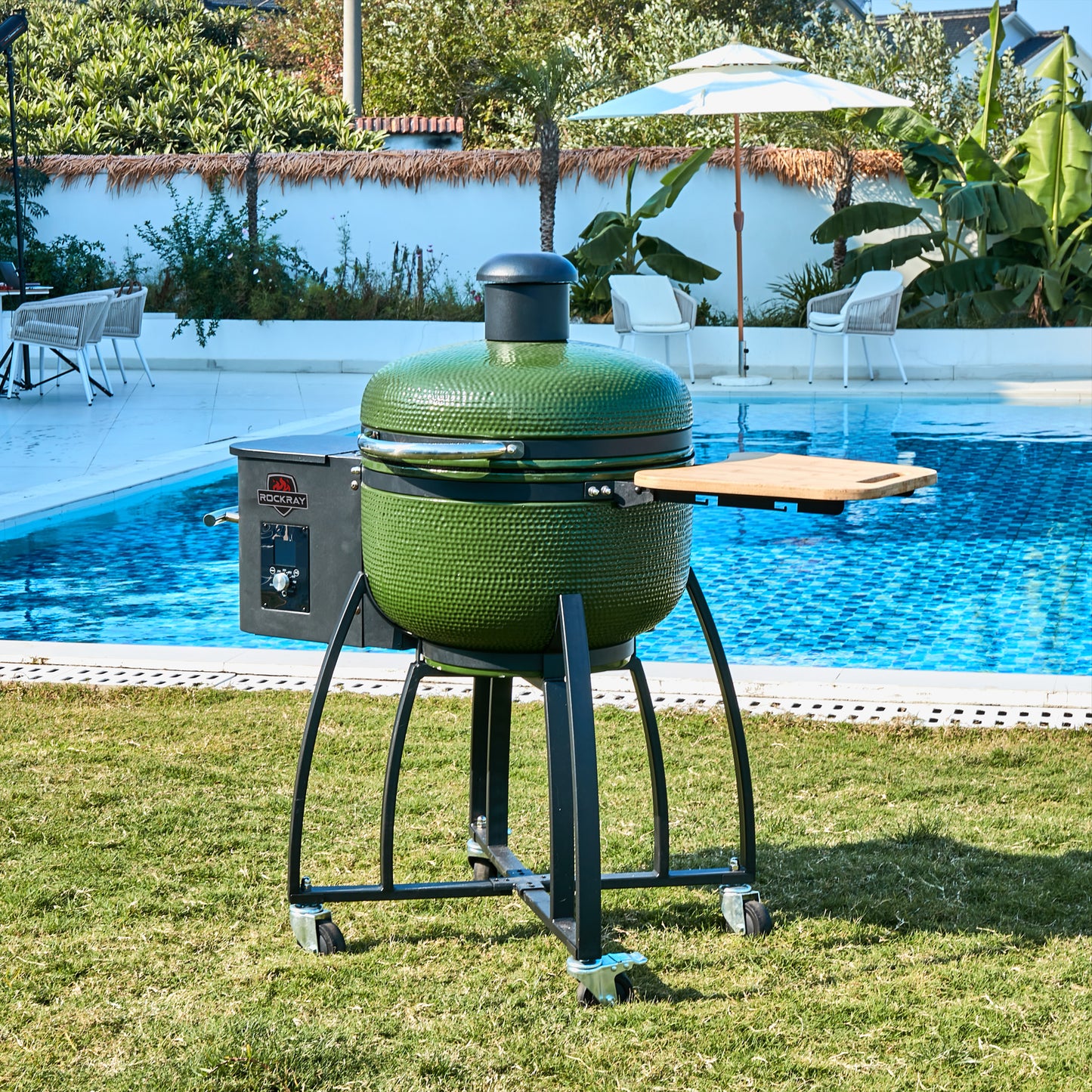 24INCH Kamado Pellet Smoker